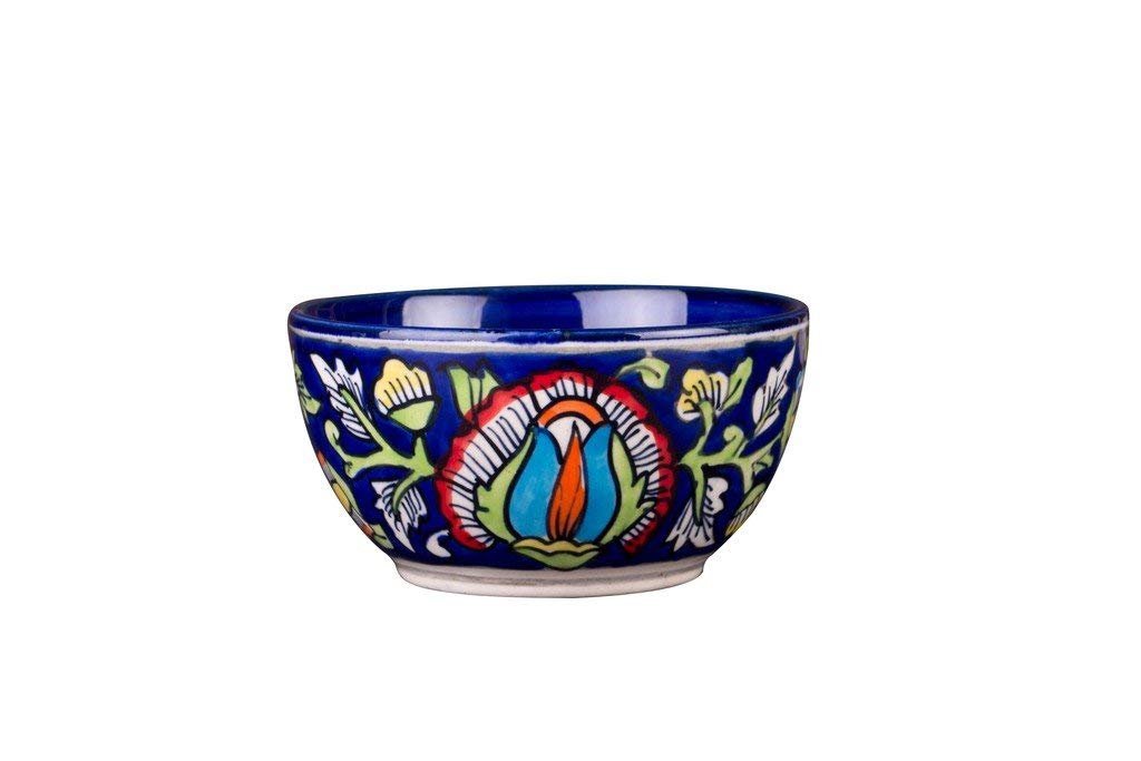 Caffeine Premium Ceramic Handmade Blue Jaipuri ceramic (13 pcs )