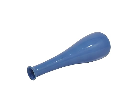 Caffeine Ceramic Handmade Glossy Blue Vase (1 Pc)