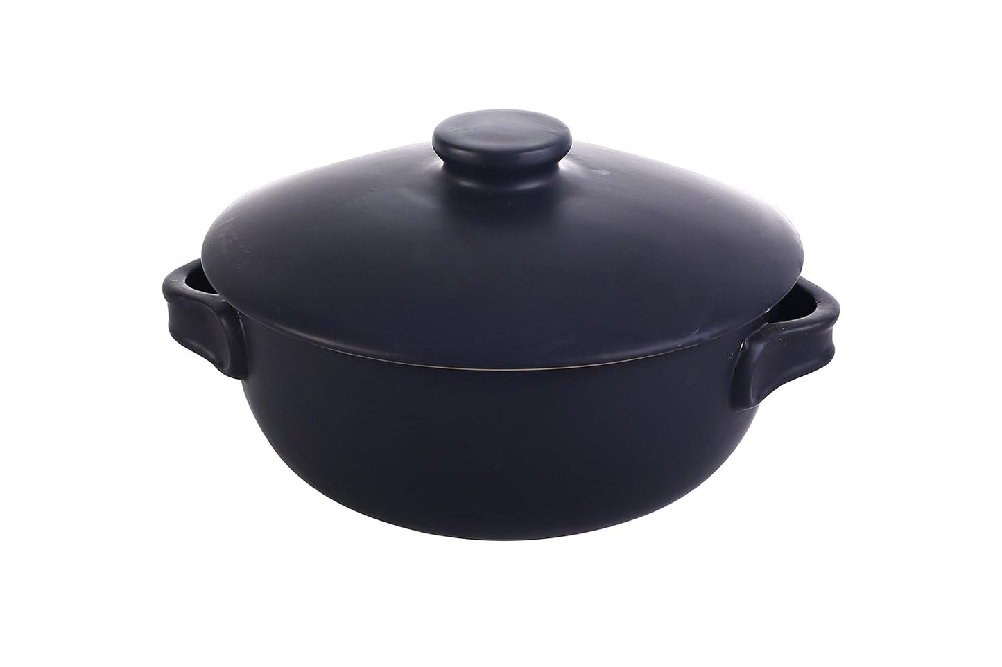 Caffeine Ceramic Handmade Black Matte Dinner Set (37 pcs Microwave & Dishwasher Safe) - Caffeine Premium Stoneware