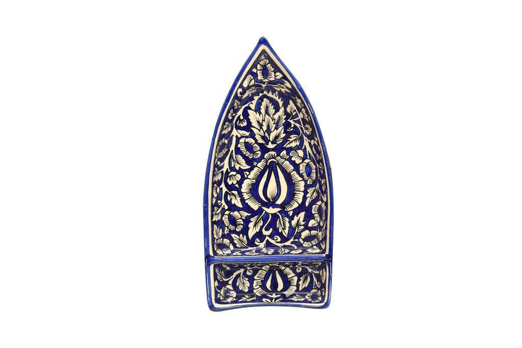 caffeine Ceramic mughal serving boat