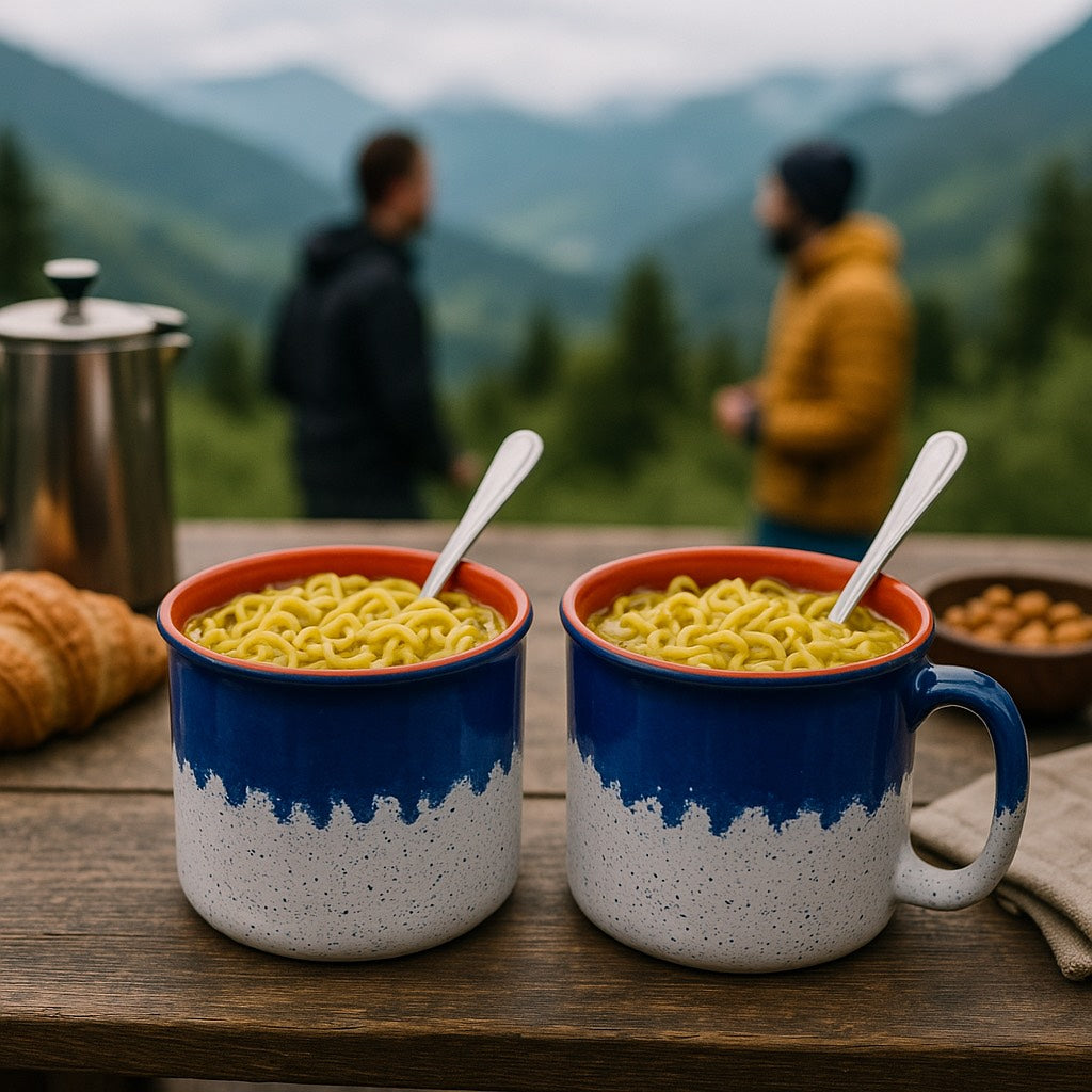 maggi mugg , sup mug , milk mug