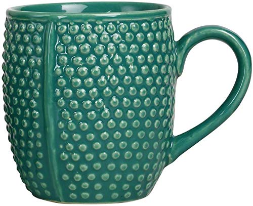 Caffeine Ceramic Handmade Green Bubble Tea Cup Set of 4 - Caffeine Premium Stoneware