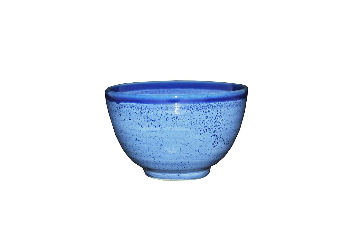 Caffeine Ceramic Handmade Blue Glossy Dessert Bowls – (Set of 6, 150 ml ) - Caffeine Premium Stoneware