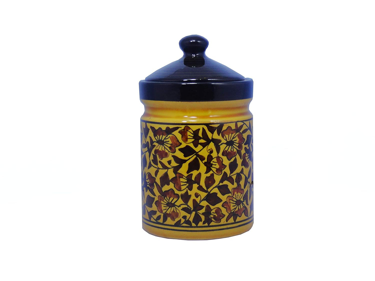 Caffeine Ceramic Stoneware Handmade Brown Sehra Barni / Pickle Jar (Set of 3) - Caffeine Premium Stoneware