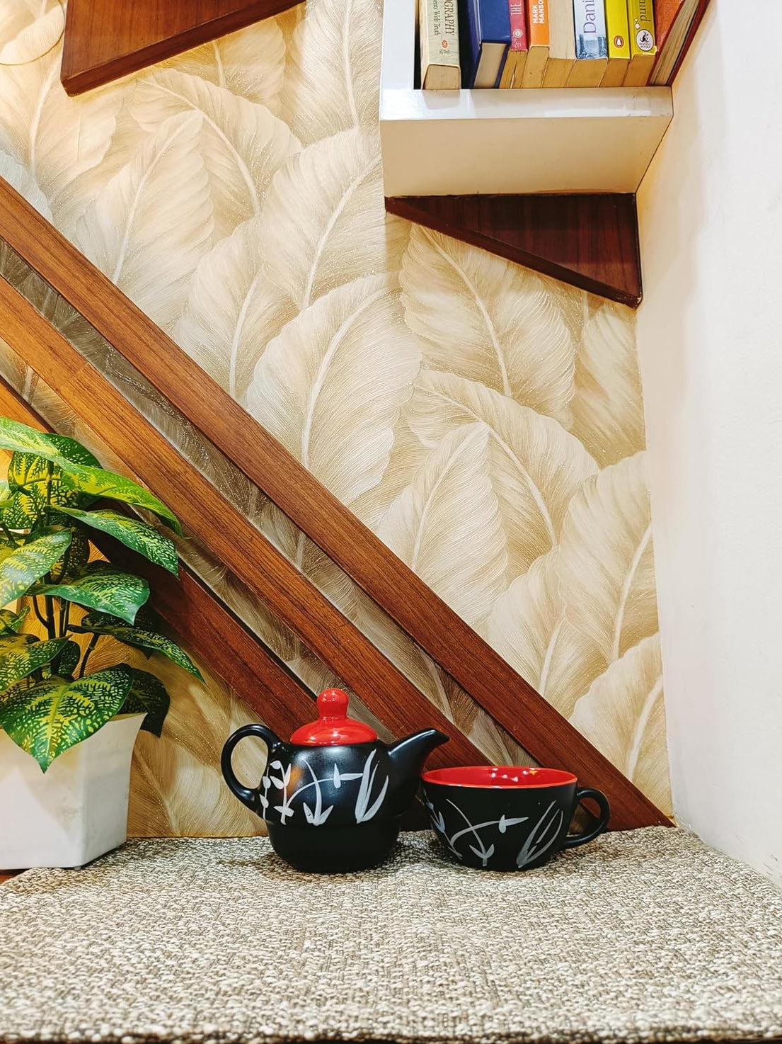 Caffeine Premium Ceramic Handmade Tea Pot