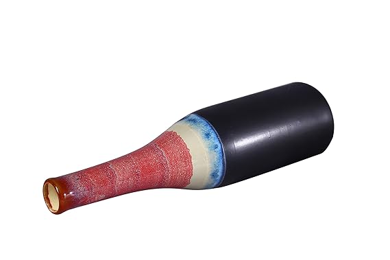 caffeine ceramic multi coloured vase