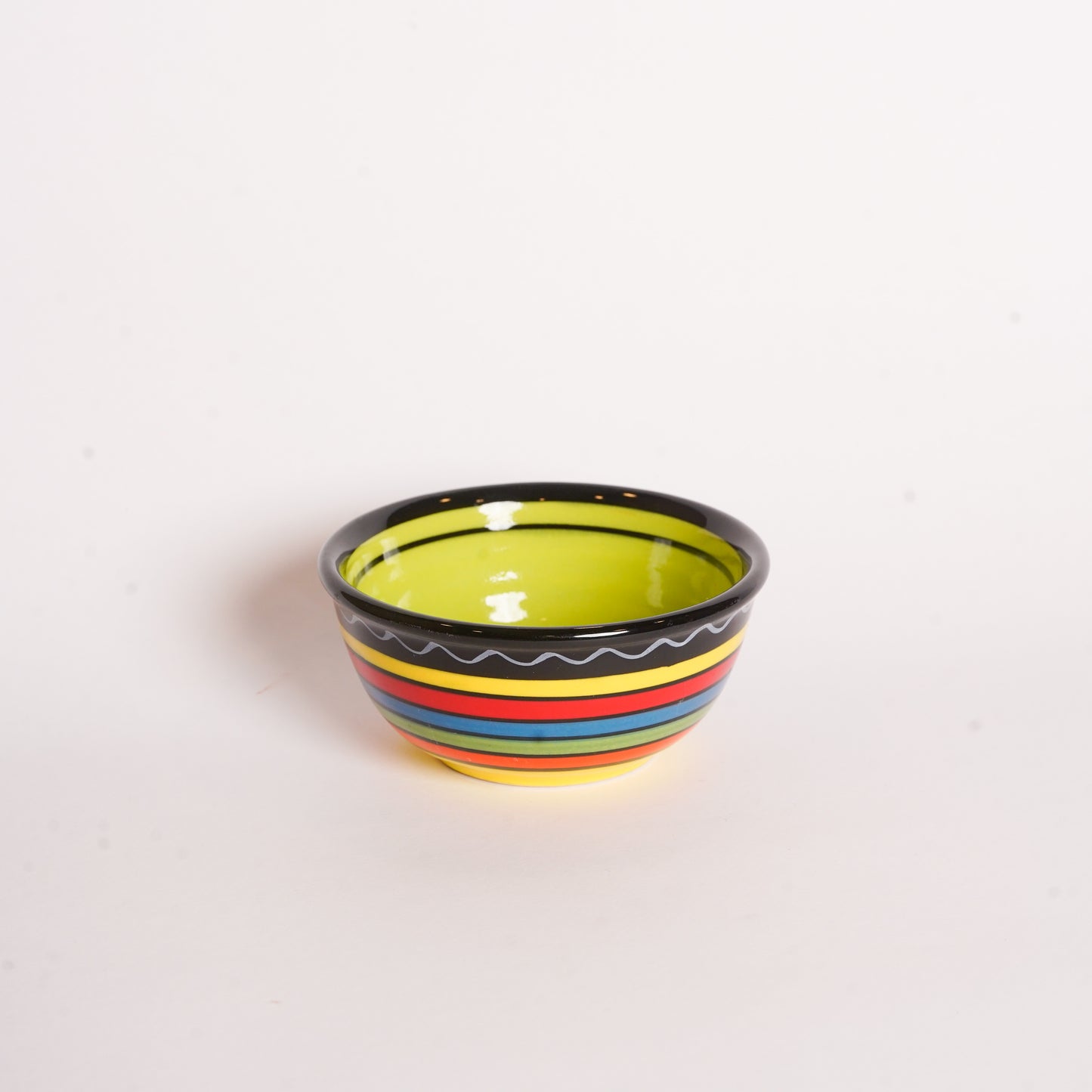 Caffeine Ceramic Handmade Multi Color katori Bowl (Set of 2) - Caffeine Premium Stoneware