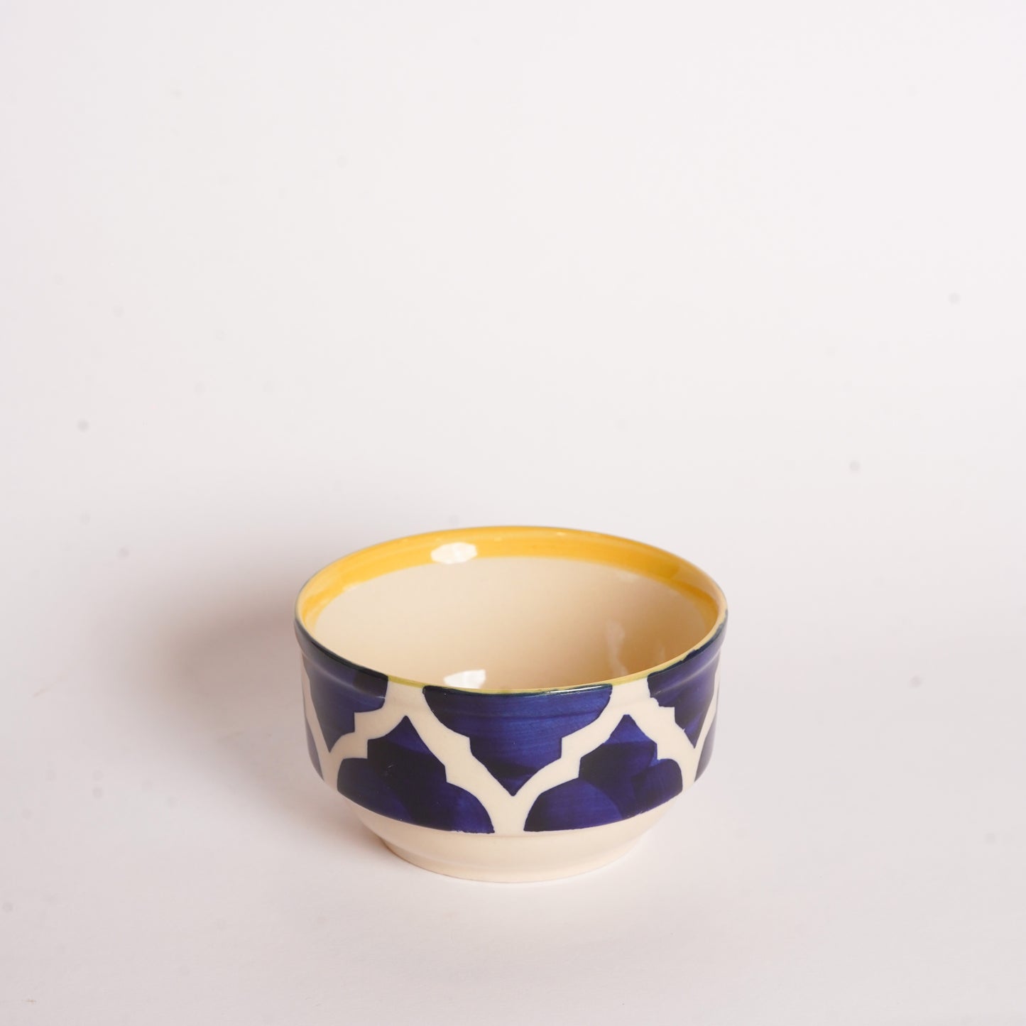 Caffeine Ceramic Handmade Blue umrao katori Bowl (Set of 6) - Caffeine Premium Stoneware