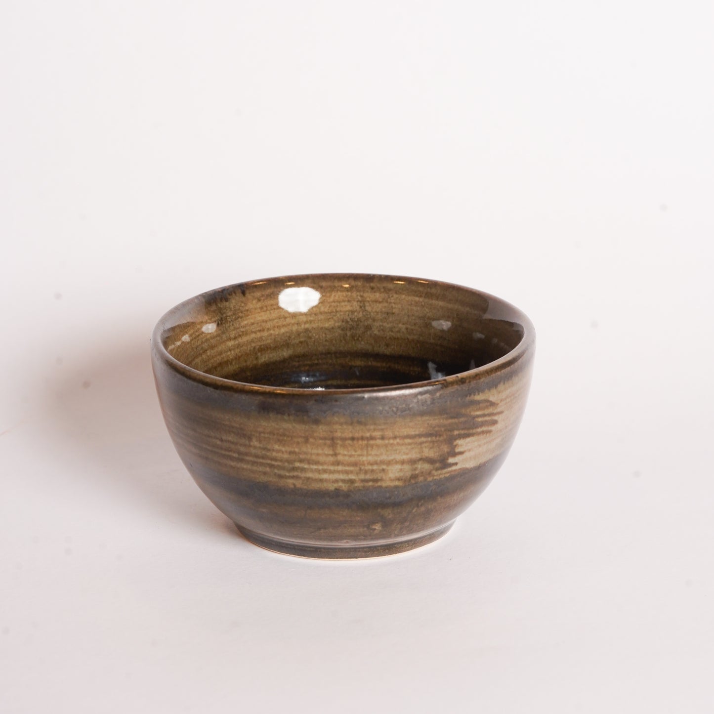 Caffeine Ceramic Handmade Wooden Metallic katori Bowl (Set of 4) - Caffeine Premium Stoneware