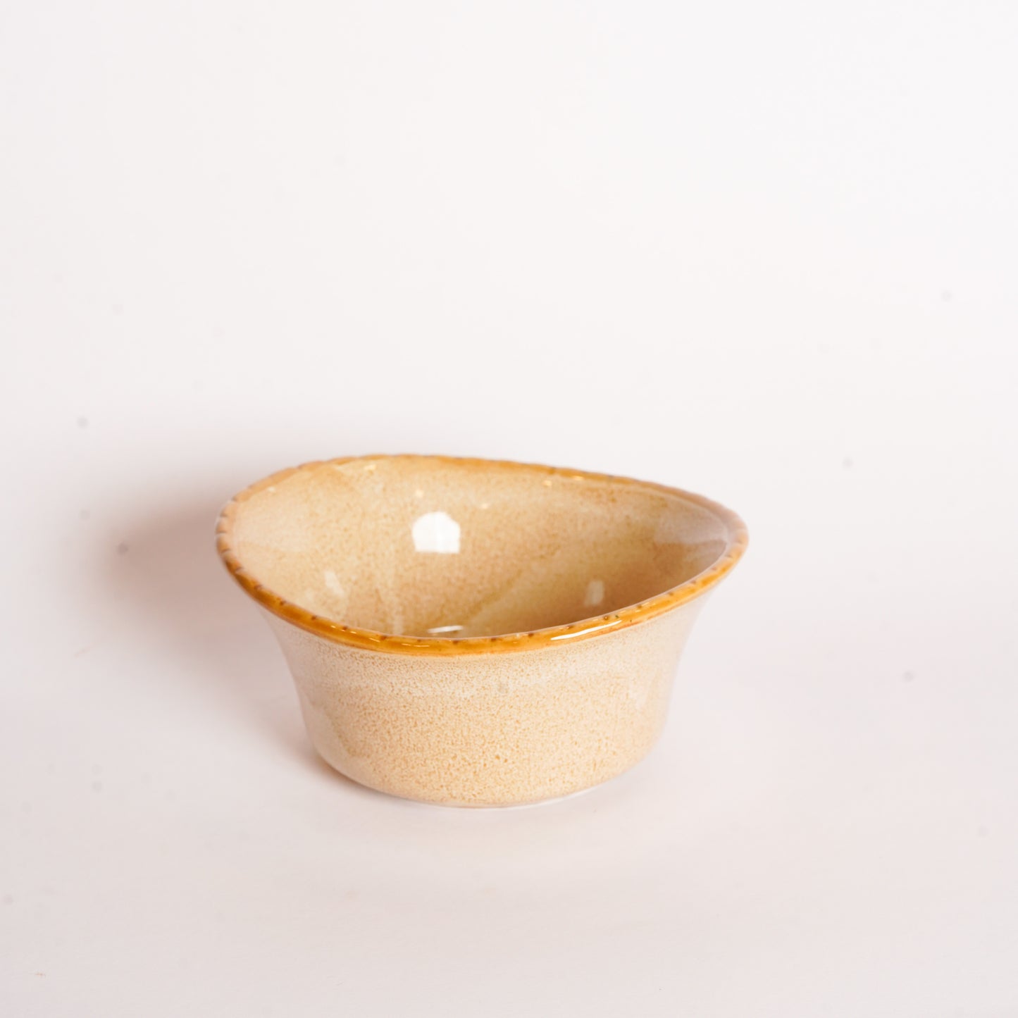 Caffeine Ceramic Handmade Crackle Art Influenced Multipurpose Katori Set (Set of 2) - Caffeine Premium Stoneware
