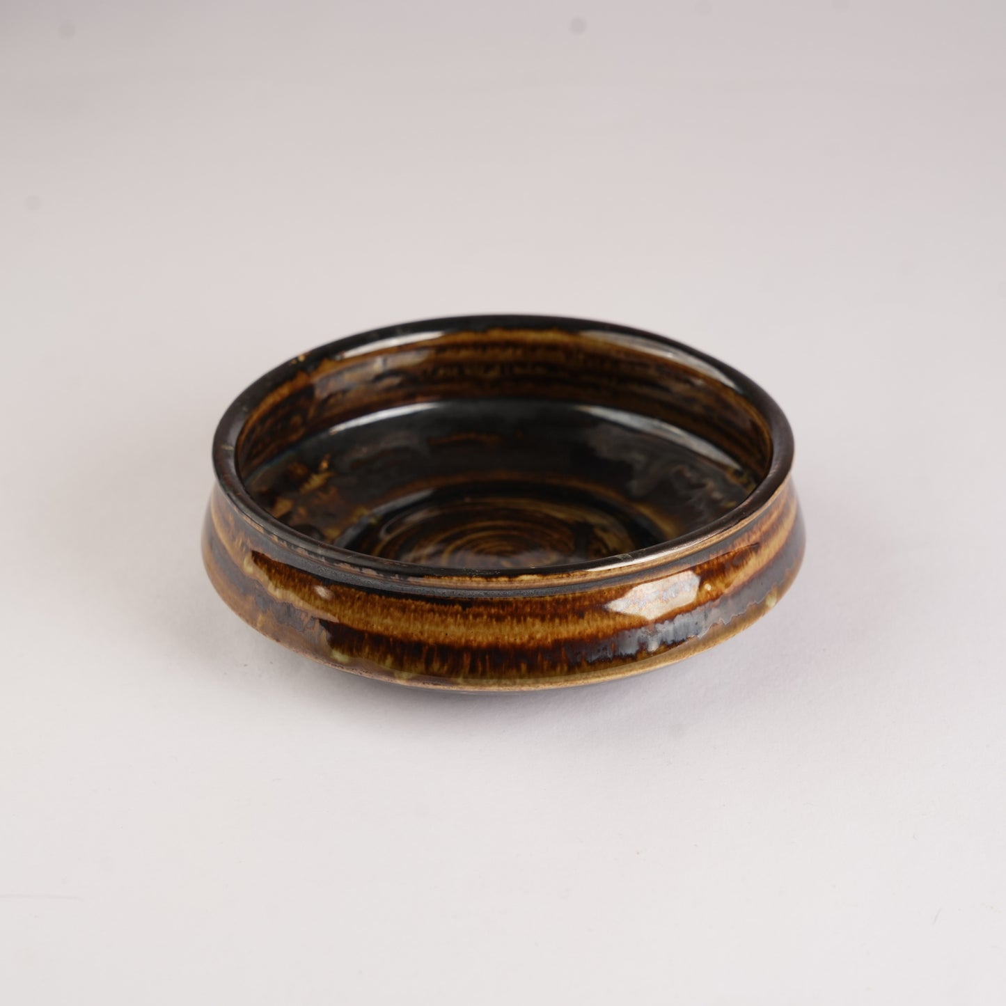 Caffeine Ceramic Handmade Wood Brown Serving Bowl (Set of 3) - Caffeine Premium Stoneware