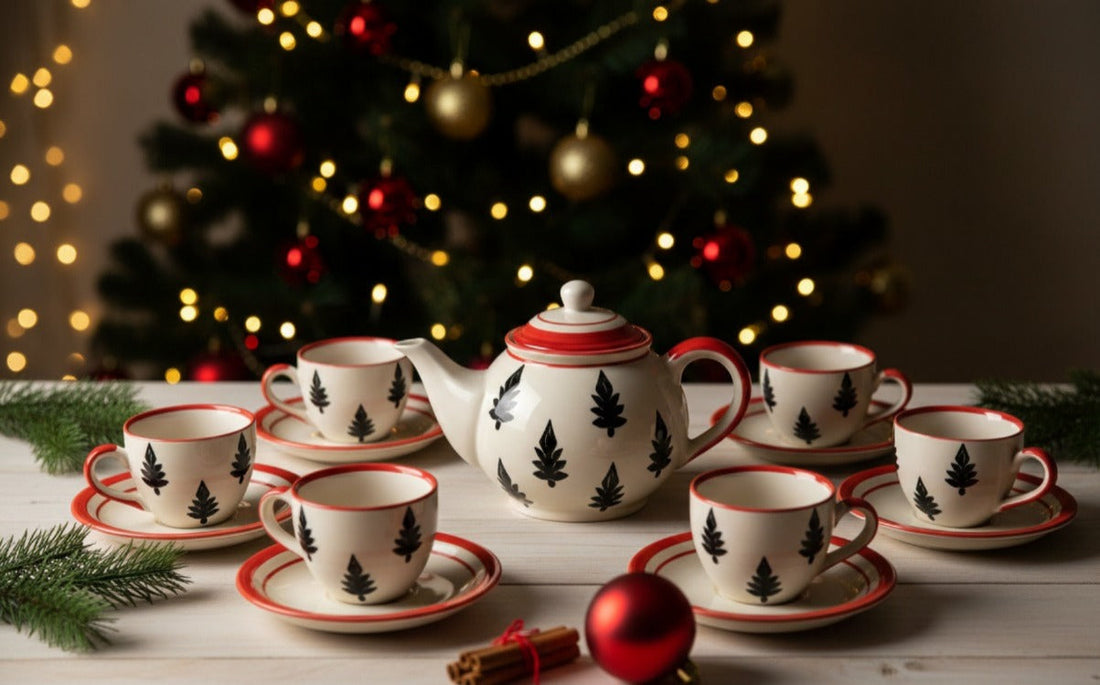 Make Your Christmas Celebration Extra Special with the Caffeine Premium Ceramic Teaset