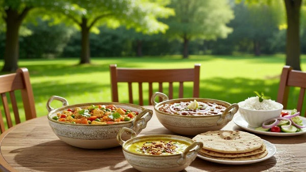 Caffeine Ceramic Handmade Stoneware Mustard Crackle Serving kadhai (Set of 3 Microwave & Dishwasher Safe)