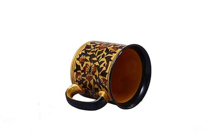 2_Pc_Brown_Sehra_Ceramic_Mug_Set - Caffeine Premium Ceramic