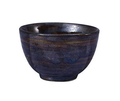 Caffeine Ceramic Handmade Wooden Brown Dessert Bowl(Set of 2) - Caffeine Premium Stoneware