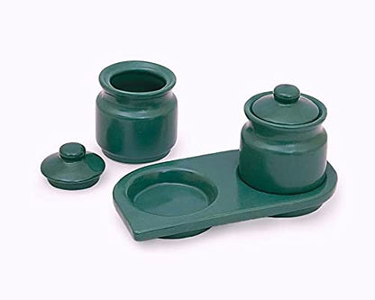 Royal Green Heritage Pickle & Chutney Barni Set
