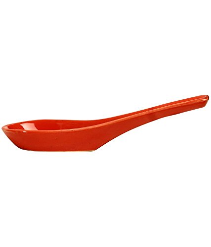 Caffeine Ceramic Handmade Green Chandrakari Soup Bowl with Spoon (Set of 2) - Caffeine Premium Stoneware