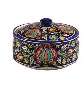 caffeine Ceramic Handmade Jaipuri Serving Donga Casserole (Set of 1, Small)