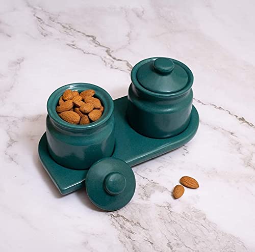 Royal Green Heritage Pickle & Chutney Barni Set