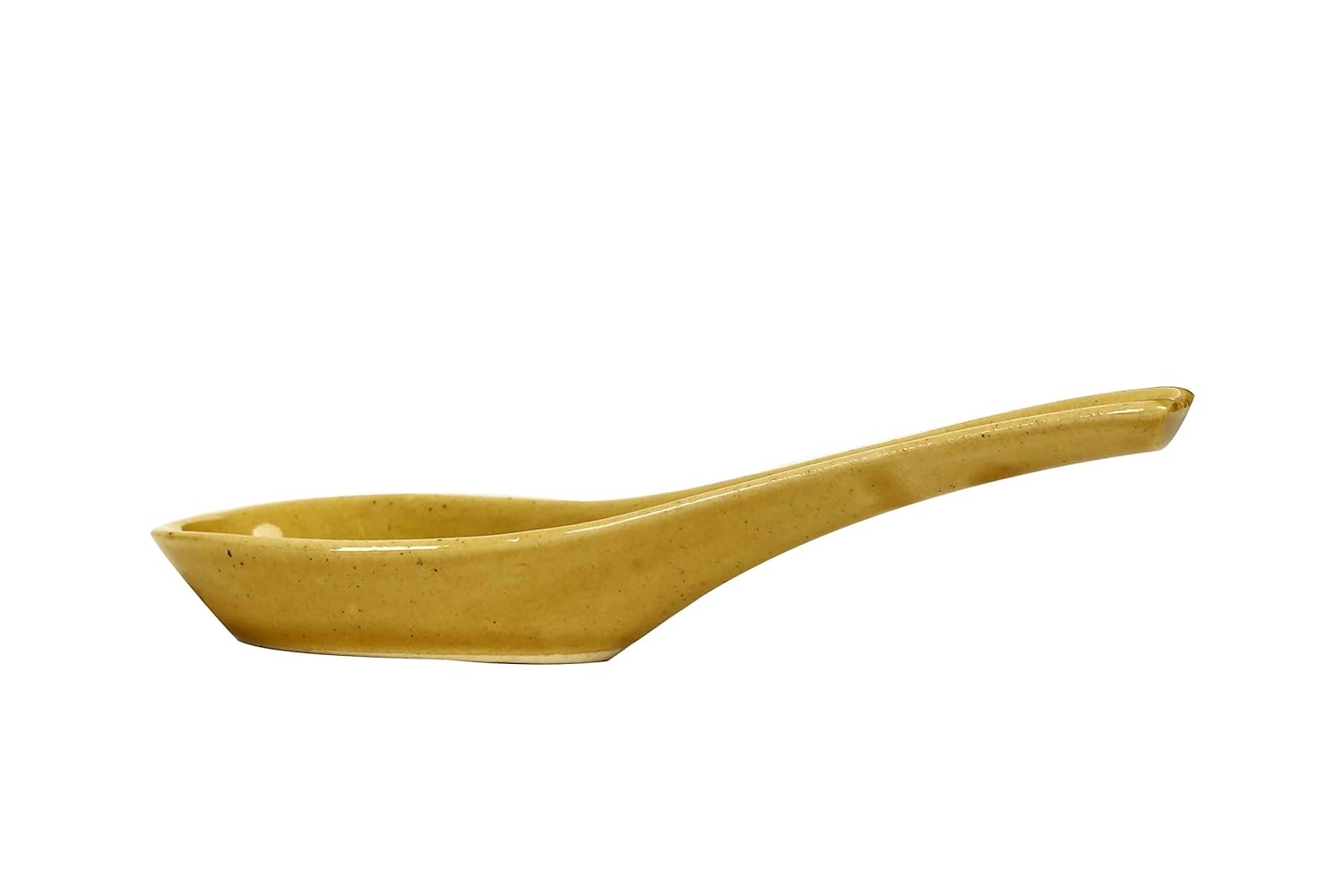 Caffeine Ceramic Handmade Mustard Romani Soup Bowls with Spoon (Set of 2) - Caffeine Premium Stoneware