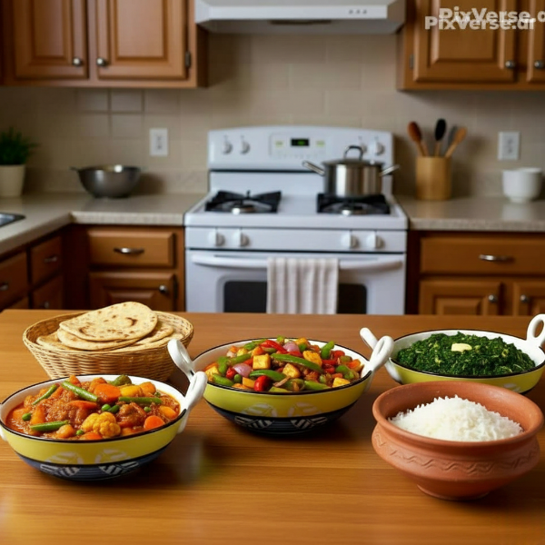 Caffeine Ceramic Handmade Stoneware Yellow & Grey Leaf Print Serving kadhai (Set of 3 Microwave & Dishwasher Safe)