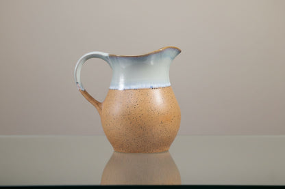 Caffeine Ceramic Handmade Stoneware Matte Brown Water Jug (Set of 1, 1800 ml)