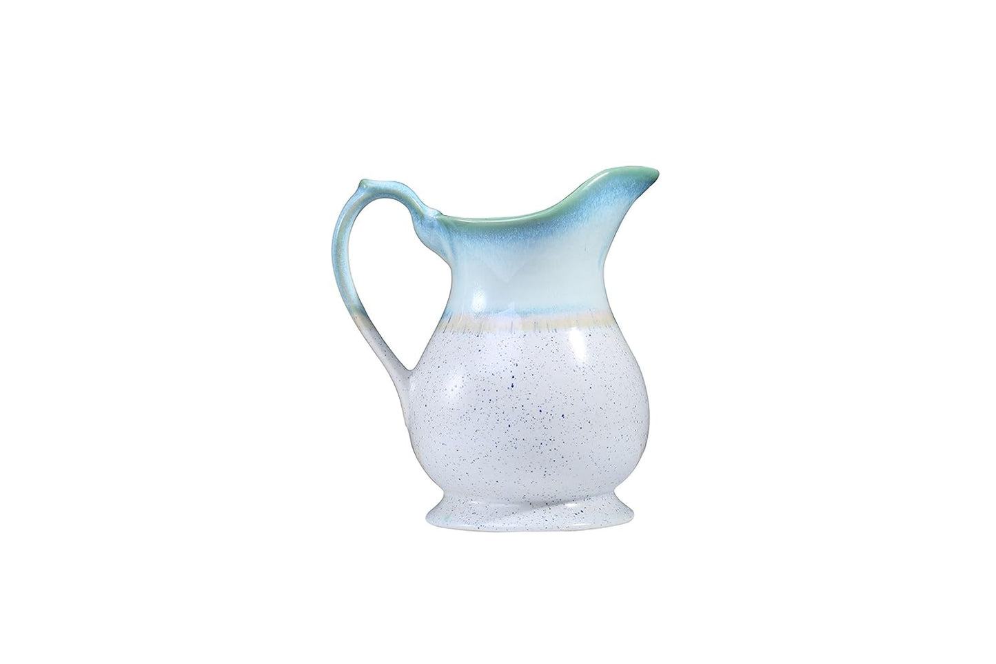 Caffeine Ceramic Handmade Stoneware Glossy White Water jug (Set of 1, 1400 ml) - Caffeine Premium Stoneware