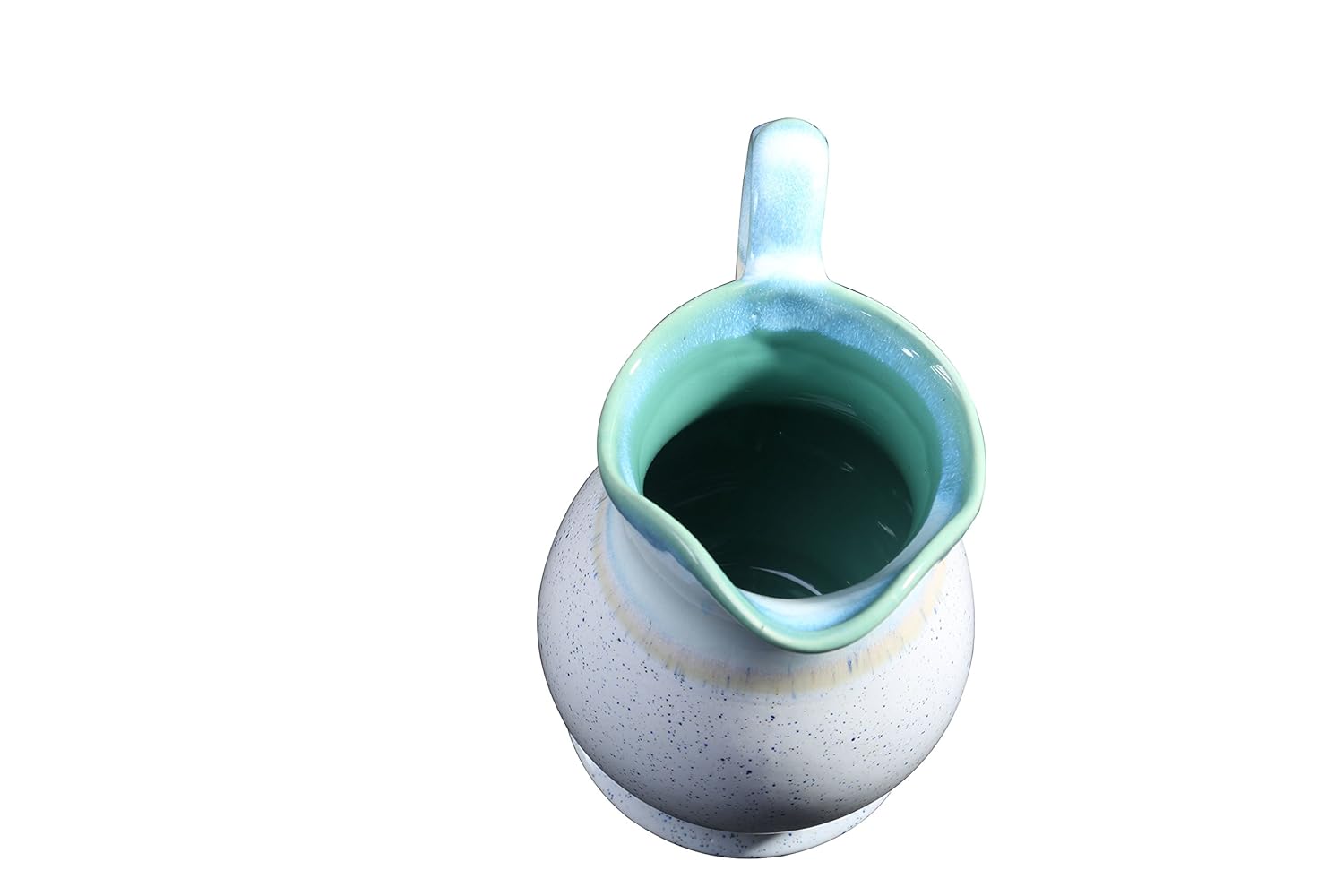 Caffeine Ceramic Handmade Stoneware Glossy White Water jug (Set of 1, 1400 ml) - Caffeine Premium Stoneware