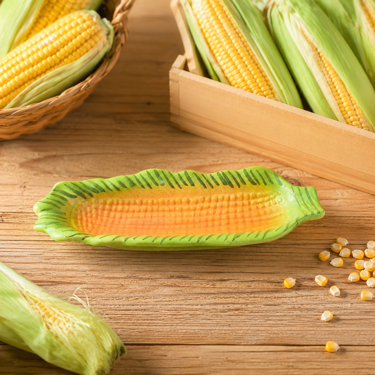 CORN & LEAF PLATTER