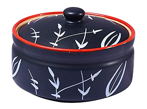 Black_Bamboo_Ceramic_Serving_Dish - Caffeine Premium Ceramic