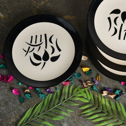 Black_Imperial_Dinner_Plate - Caffeine Premium Ceramic