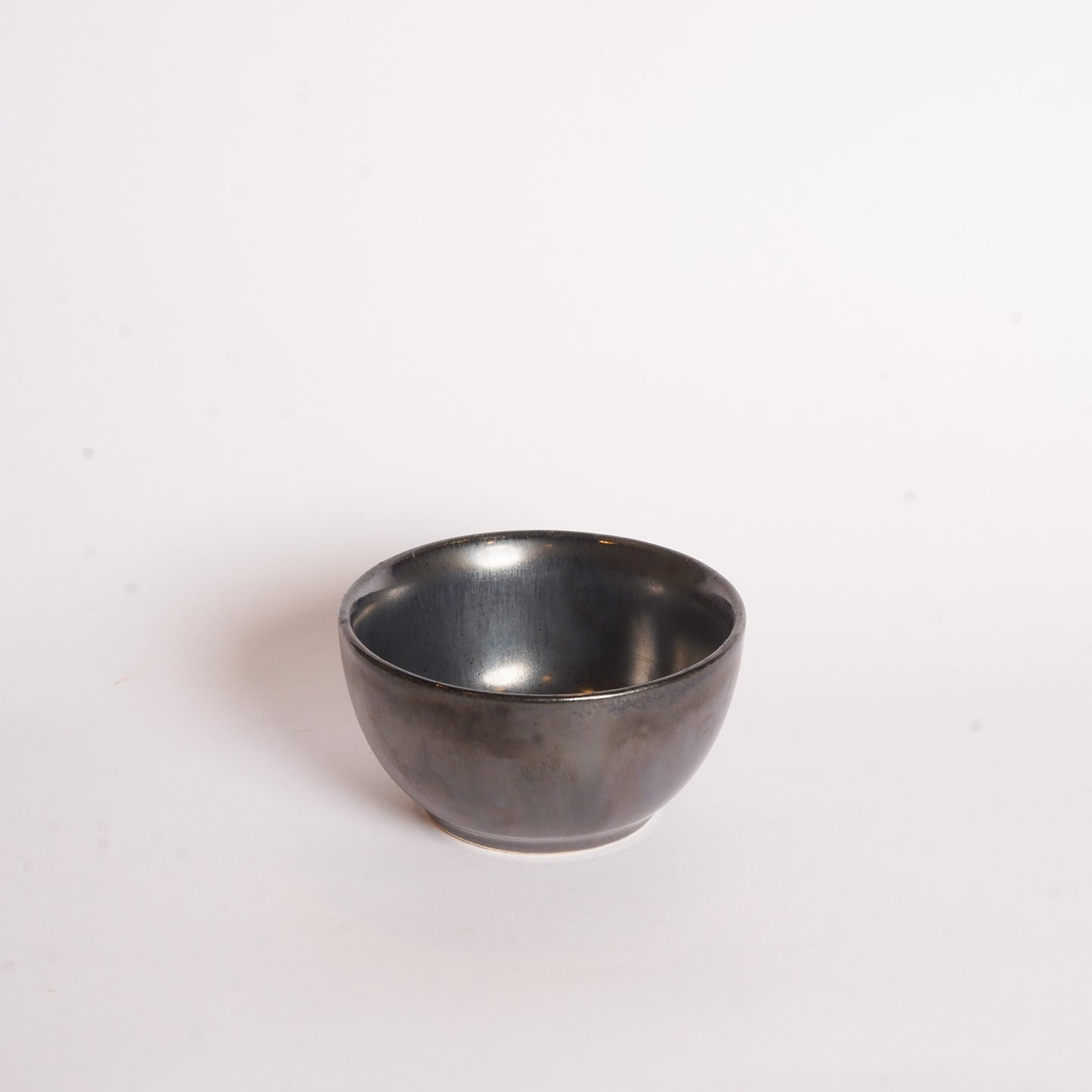 Caffeine Ceramic Handmade Black Metallic katori Bowl (Set of 6) - Caffeine Premium Stoneware
