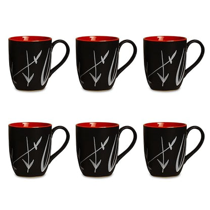 Black_red_leaf_coffee_mug - Caffeine Premium Ceramic