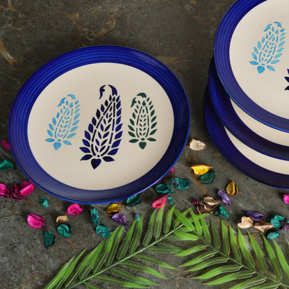Blue_Boota_Ceramic_Dinner - Caffeine Premium Ceramic