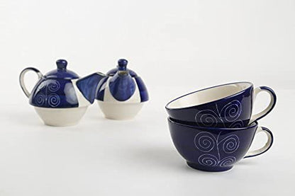 Caffeine Premium Ceramic Handmade Tea Pot 