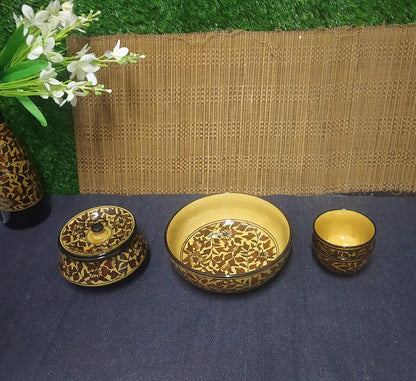 Brown_Sehra_Dining_Combo - Caffeine Premium Ceramic