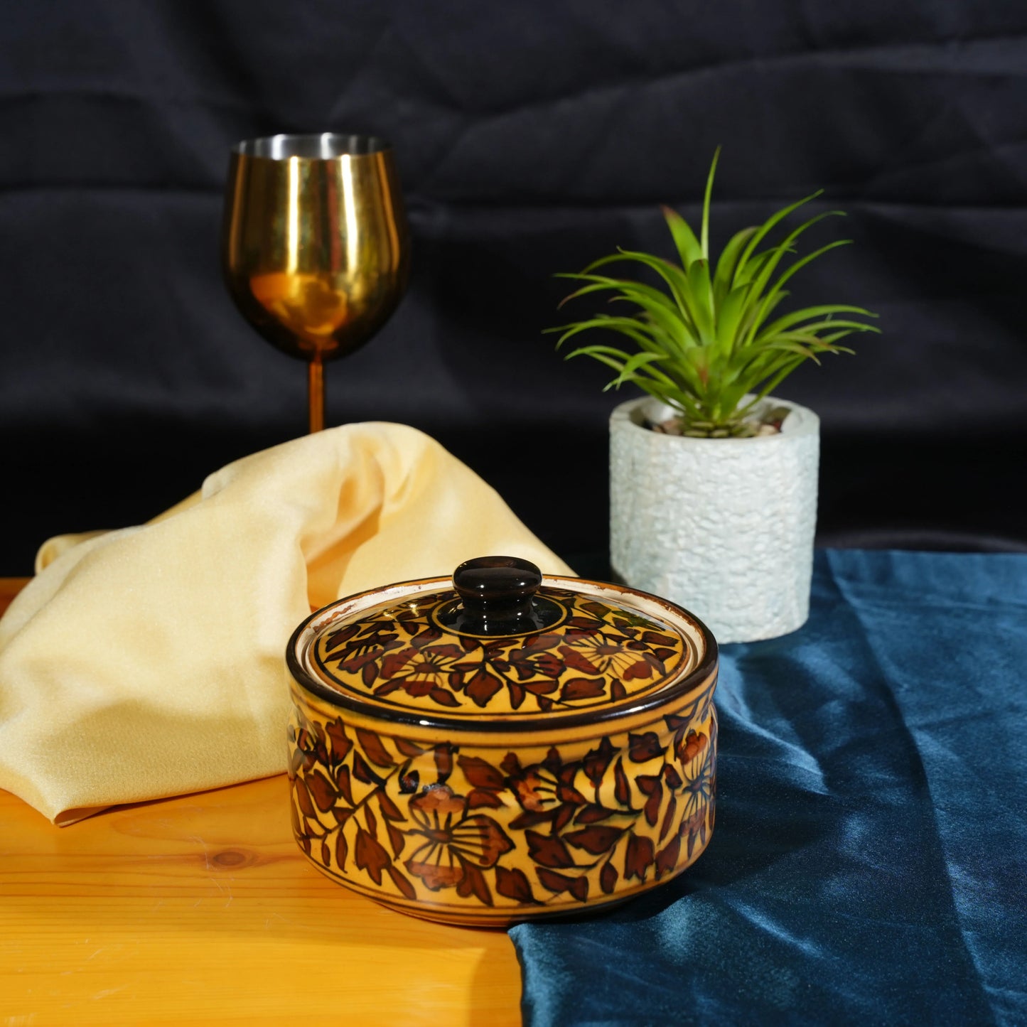 Brown_Sehra_Tableware_Dish_3_pcs - Caffeine Premium Ceramic