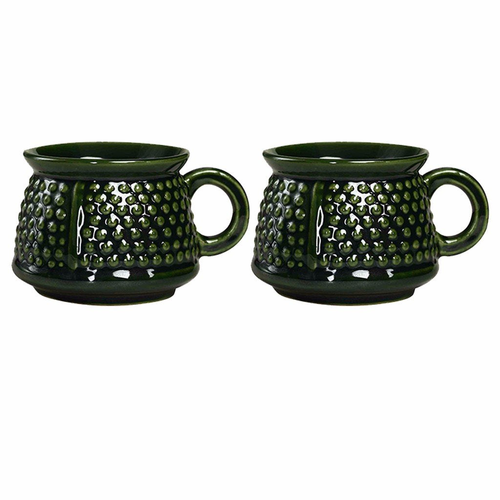 Caffeine_Ceramic_Stoneware_Green_Tea_Cups - Caffeine Premium Ceramic