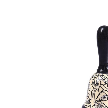 Caffeine Ceramic Stoneware Handmade Black Perru Dinner Bell set 1 - Caffeine Premium Stoneware