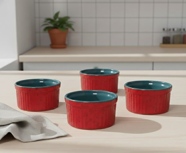 Ceramic_Bowl_set_Red - Caffeine Premium Ceramic