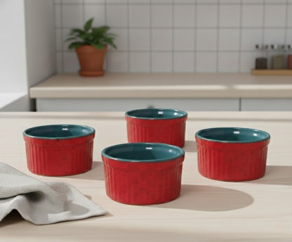 Ceramic_Bowl_set_Red - Caffeine Premium Ceramic