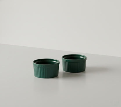 Ceramic Green Bowl set of 2