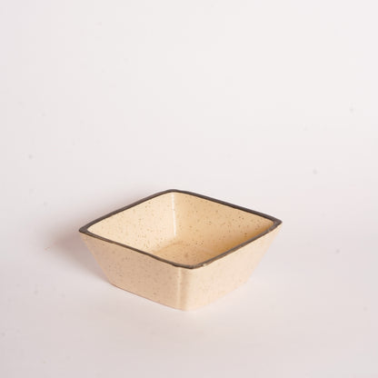 Caffeine Ceramic Handmade White & Matte Katori Bowl- Set of 2 - Caffeine Premium Stoneware