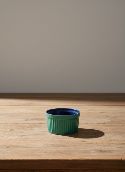 Ceramic bowl in a green