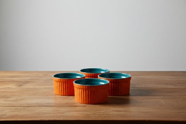 Ceramic_bowl_in_orange_set_of_4 - Caffeine Premium Ceramic