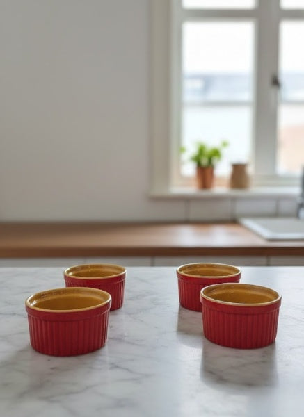 Ceramic_bowl_in_red_Yellow_set_of_4 - Caffeine Premium Ceramic