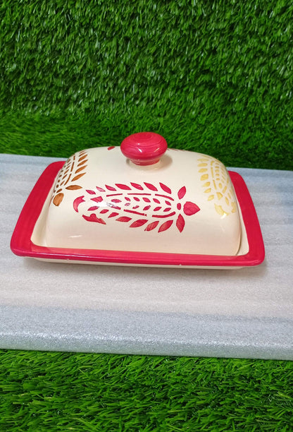 red_boota_butter_tray - Caffeine Premium Ceramic