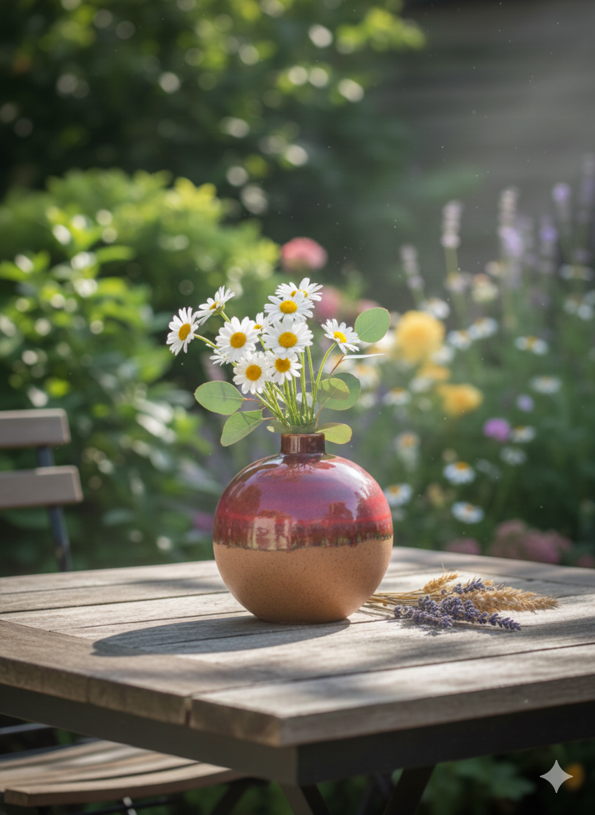 Colorful_Handmade_Ceramic_Matki_Vase - Caffeine Premium Ceramic