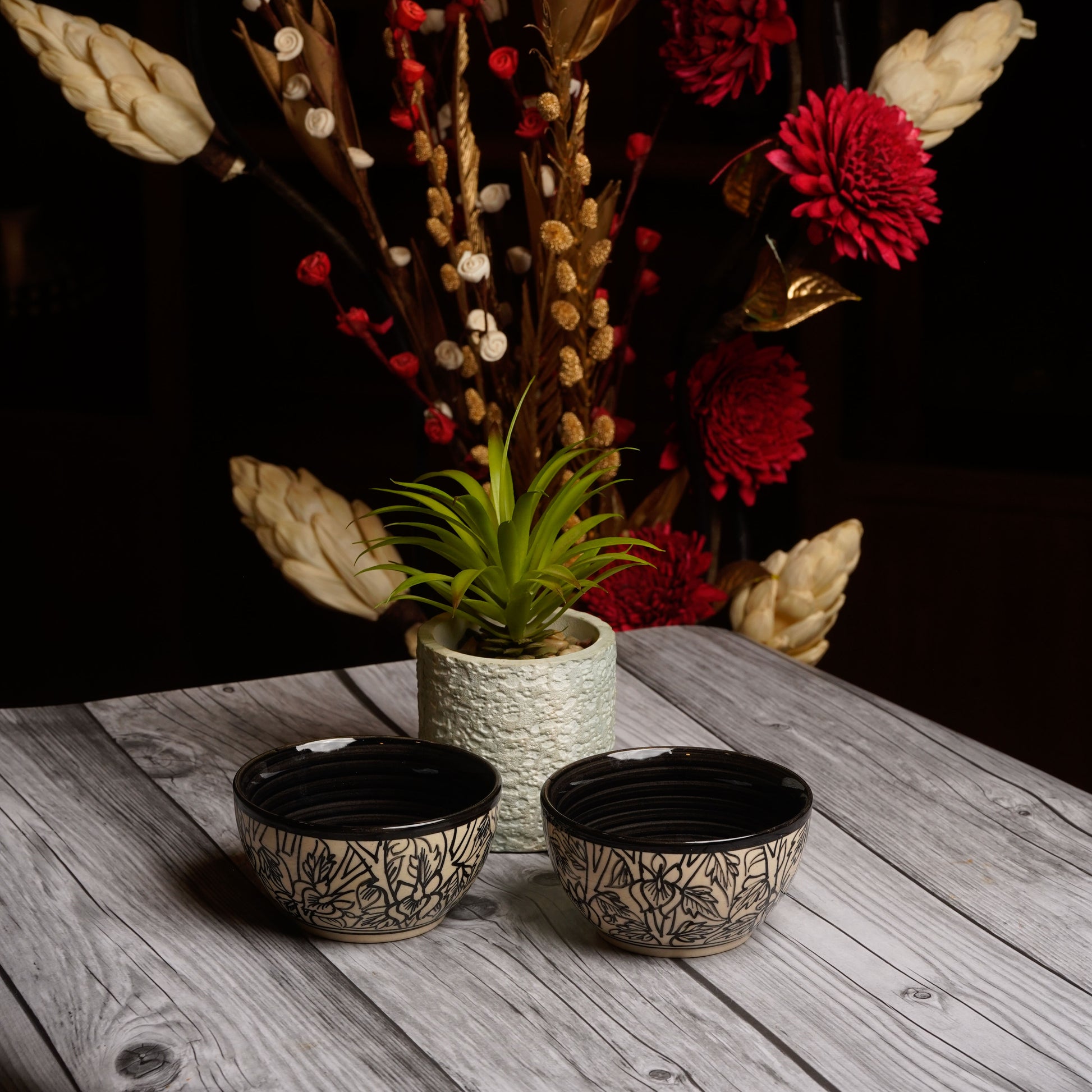 Handmade_Black_Mini_Bowls - Caffeine Premium Ceramic