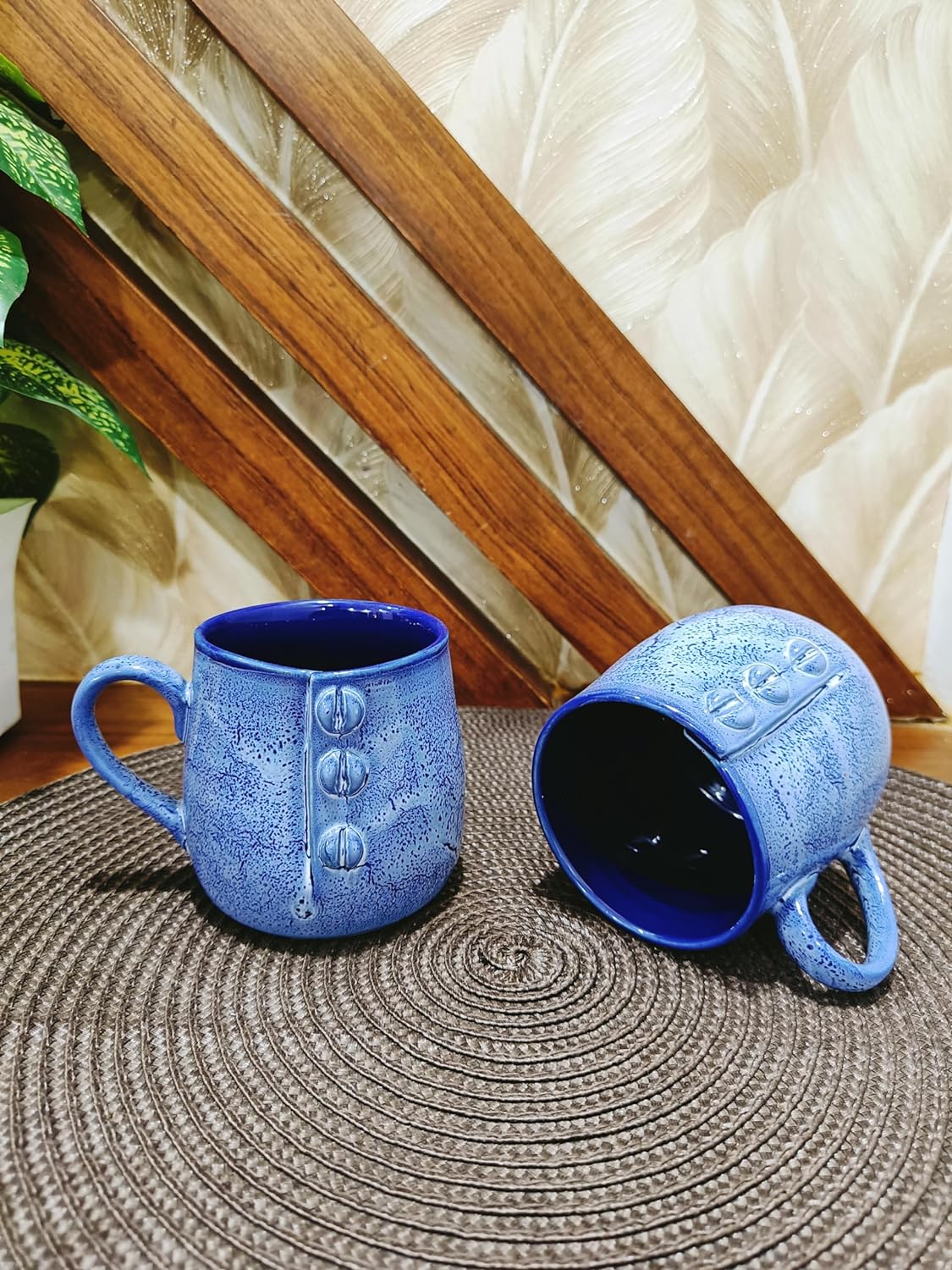 Handmade_Blue_Tea_Cups_2_pcs - Caffeine Premium Ceramic